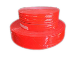 DÂY NHỰA PHẢN QUANG BẢN 5CM MÀU ĐỎ CAM